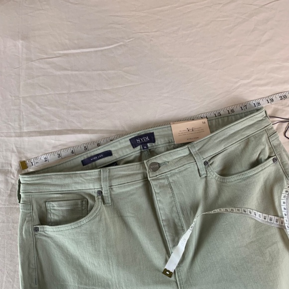 NYDJ wide leg size 16 light sage green NWT - Picture 8 of 10